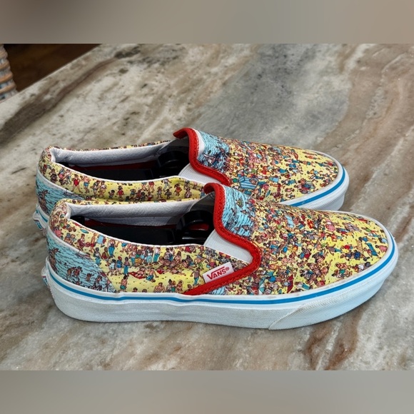 Unisex VANS Where’s Waldo? Slip on Sneakers- Size Women’s 7 - Picture 7 of 11